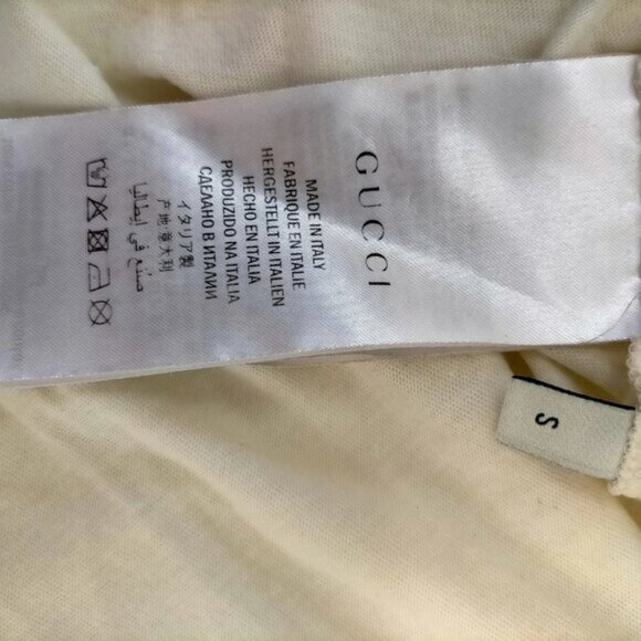 Gucci T-Shirts Mens Cotton S 149-051325 - Picture 7 of 9